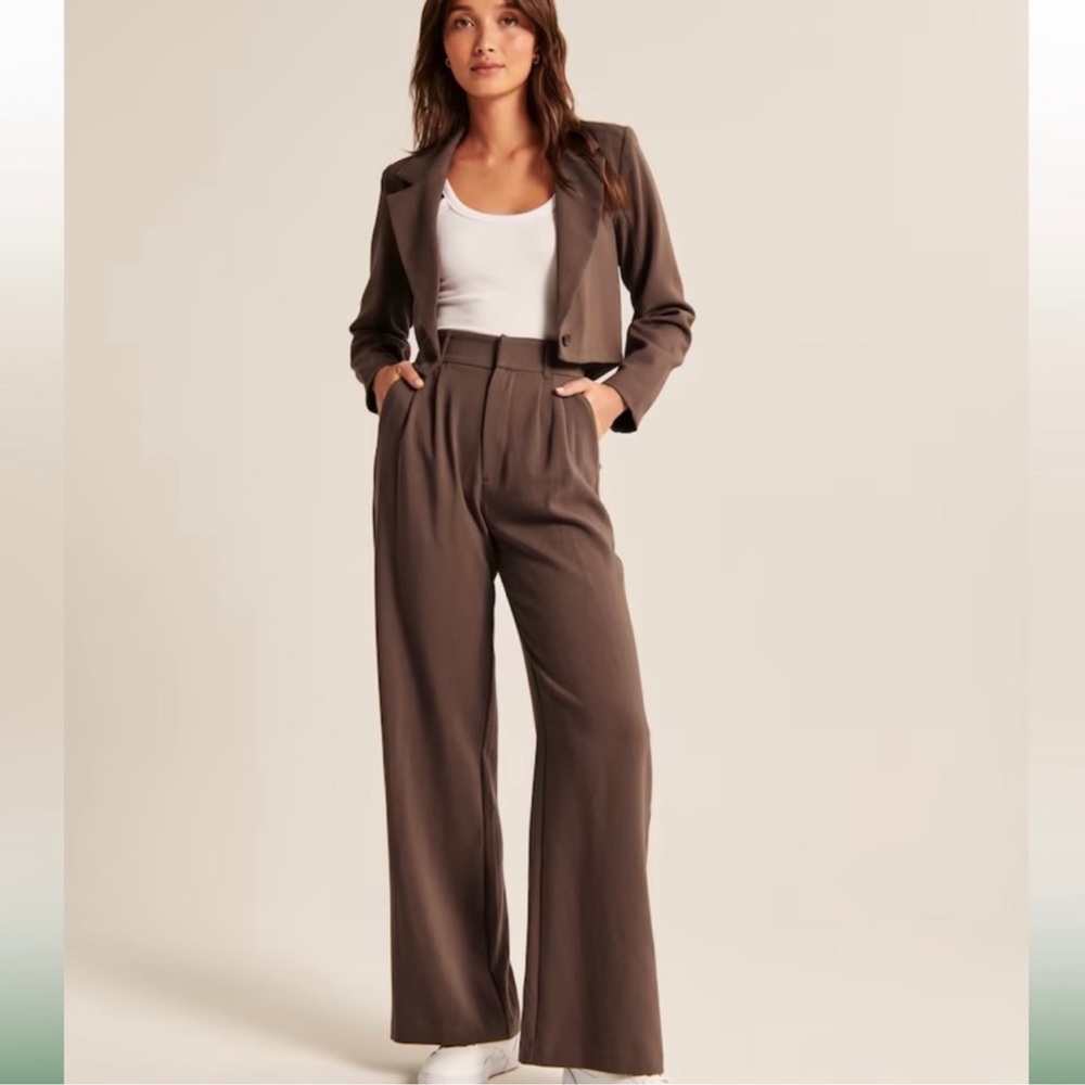 Abercrombie Tailored Wide Leg Pant